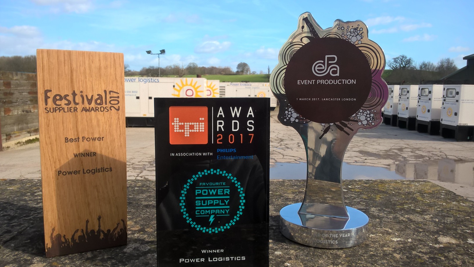 The trio of awards all at home at Power Logistics’ HQ in Chippenham